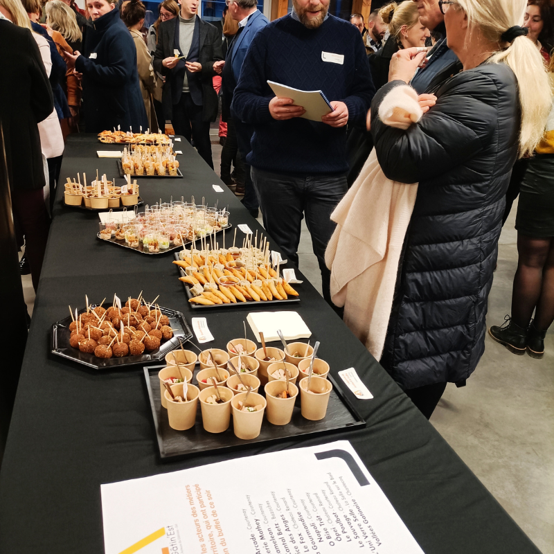 Les petits fours réalisé par les restaurateurs du Gâtinais