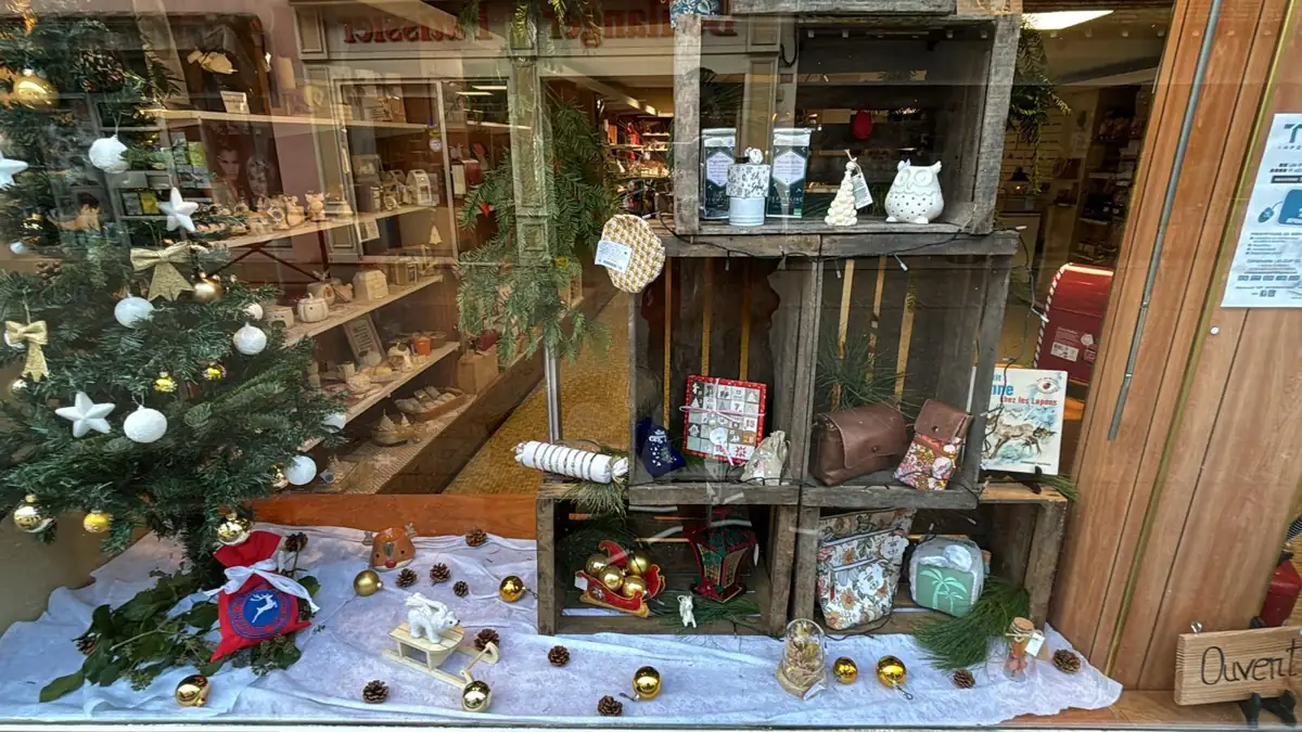 Vitrine de Noël 2024 de La Maison du Manège